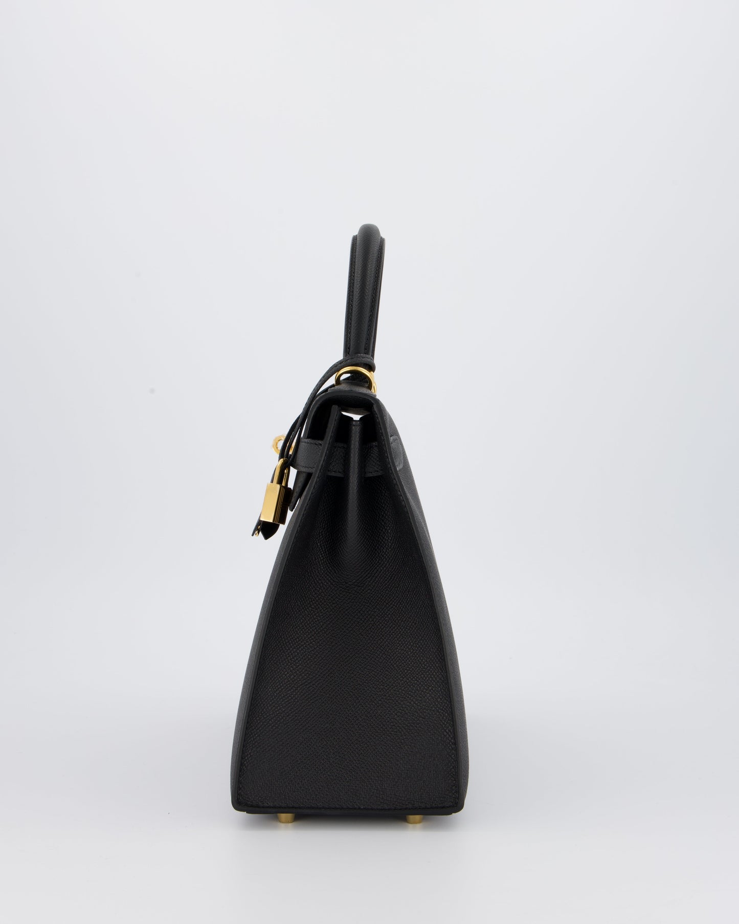 Hermes Kelly 28 Sellier Bag in Noir Epsom Leather with Gold Hardware
