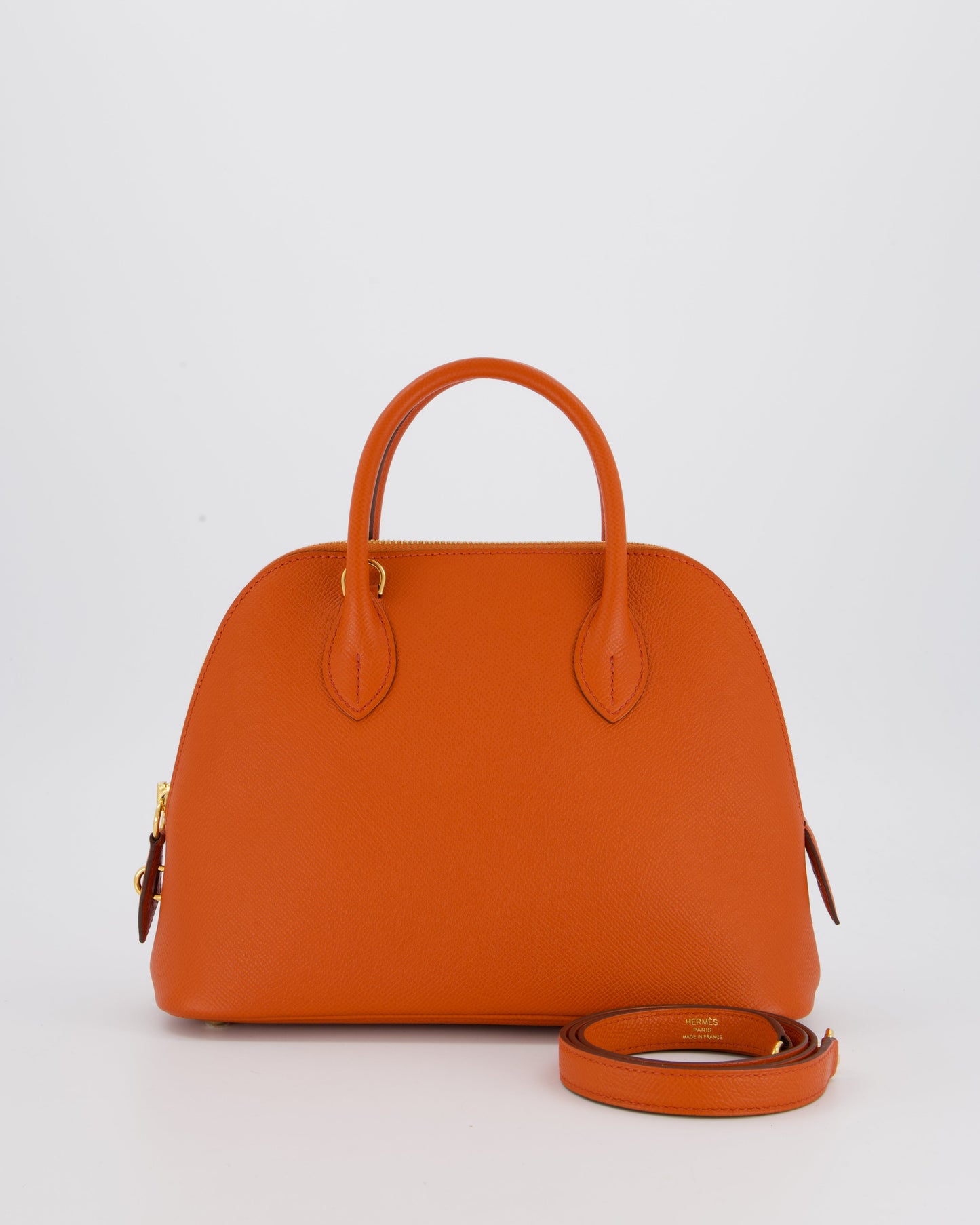 Hermes Bolide 1923 25cm Bag in Terre Battue Epsom Leather with Gold Hardware