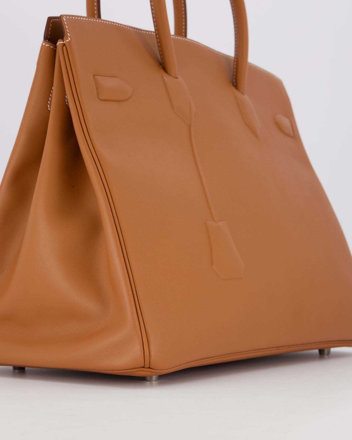 Hermes Birkin 35 Shadow in Gold Swift Leather and Palladium Hardware