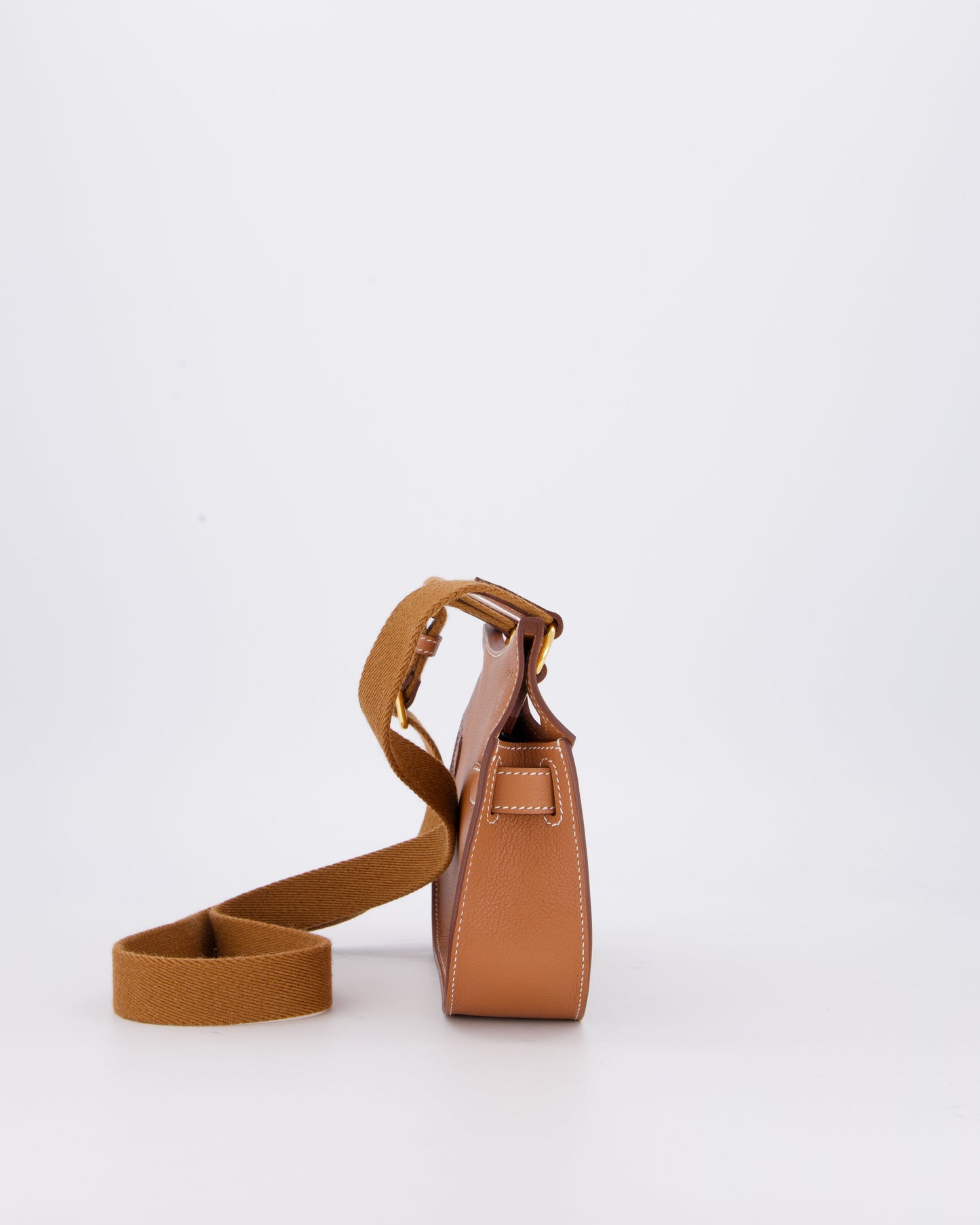 *RARE* Hermes Mini Jypsiere Bag in Gold Evercolour Leather with Gold Hardware