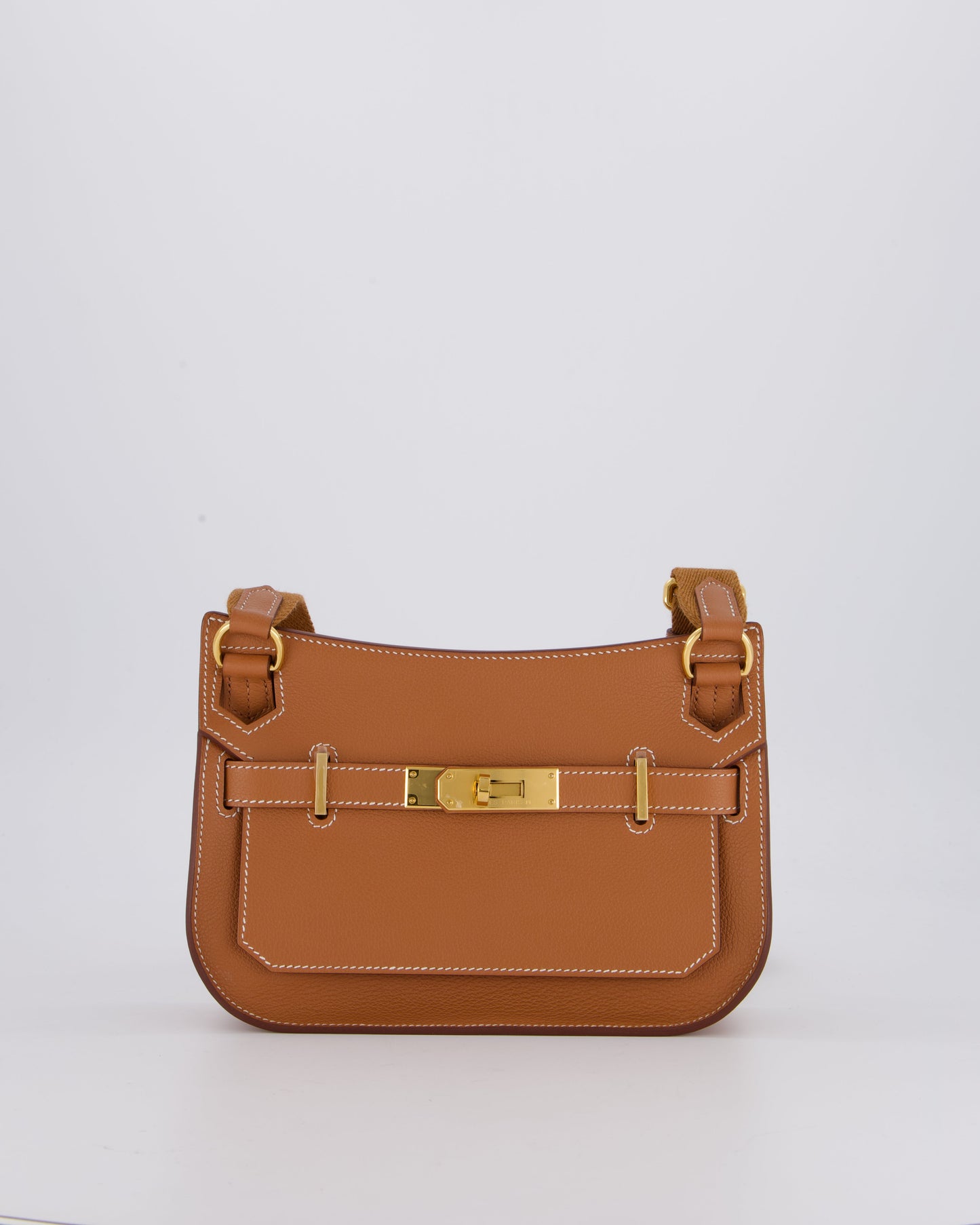 *RARE* Hermes Mini Jypsiere Bag in Gold Evercolour Leather with Gold Hardware