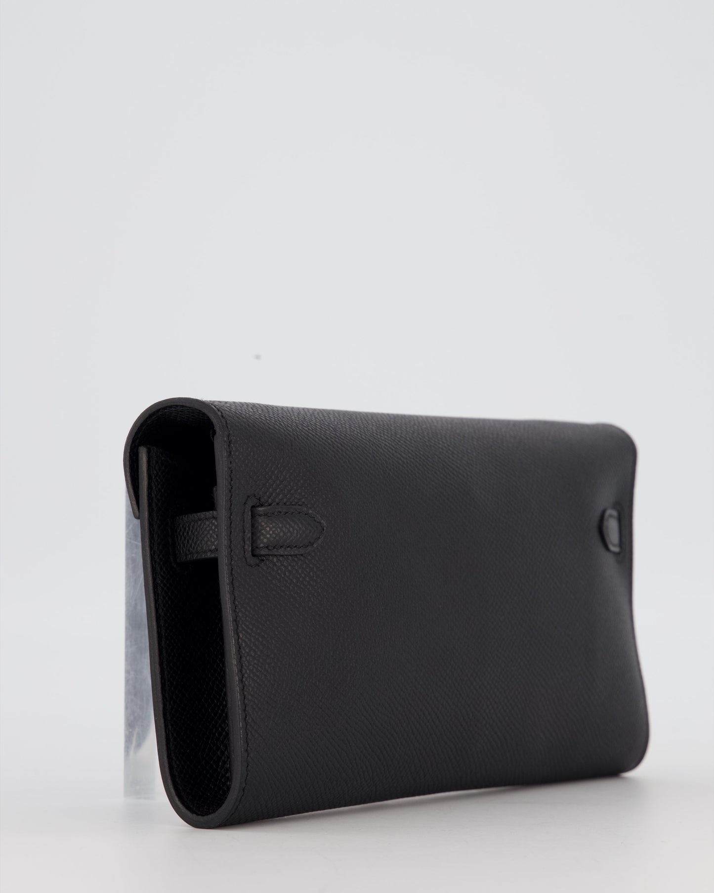 Hermes Kelly To Go Bag in Noir Epsom Leather with Gold Hardware
