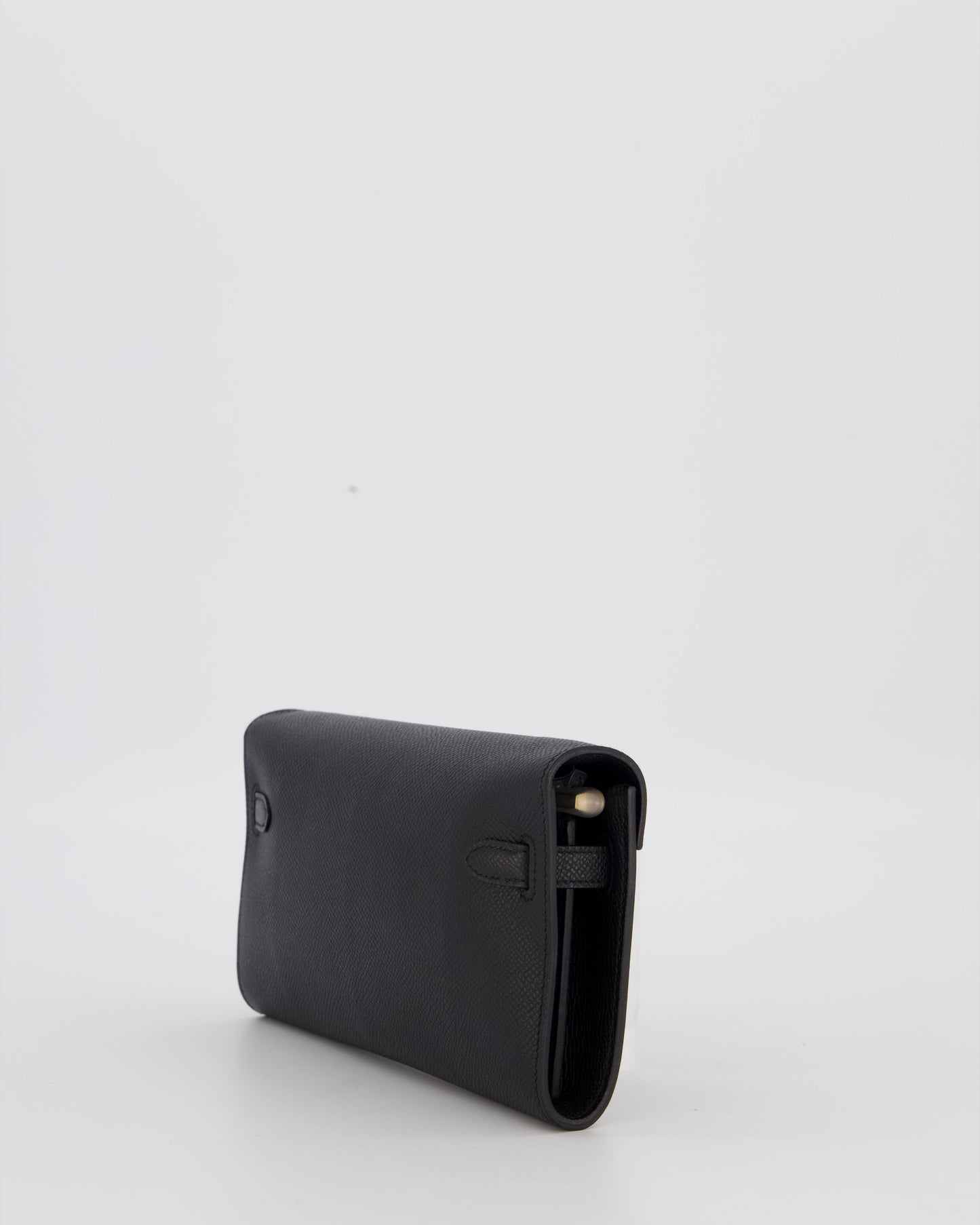 Hermes Kelly To Go Bag in Noir Epsom Leather with Gold Hardware