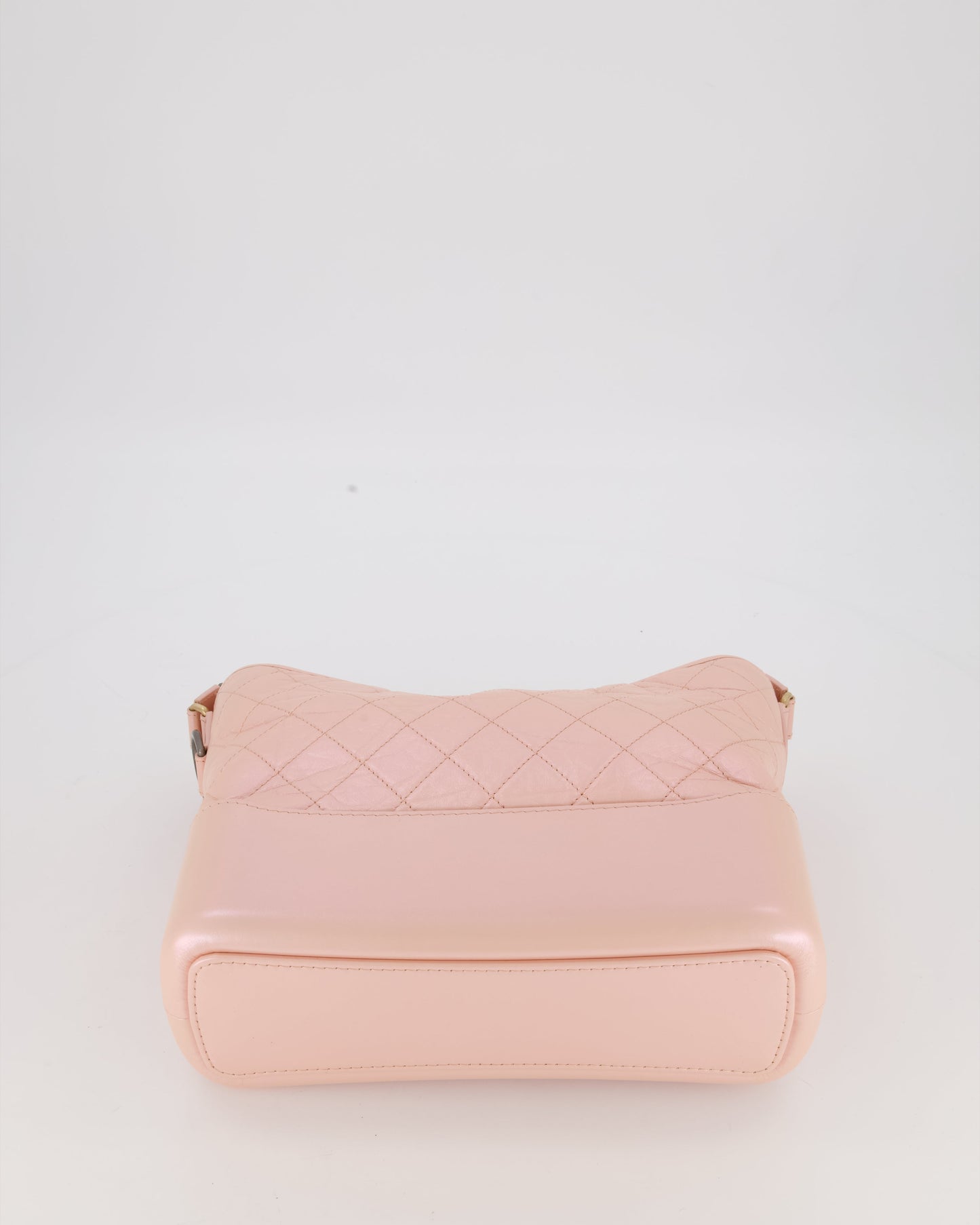 Chanel Large Gabrielle Bag in Light Pink Crumpled Calfskin Leather with Mixed Hardware