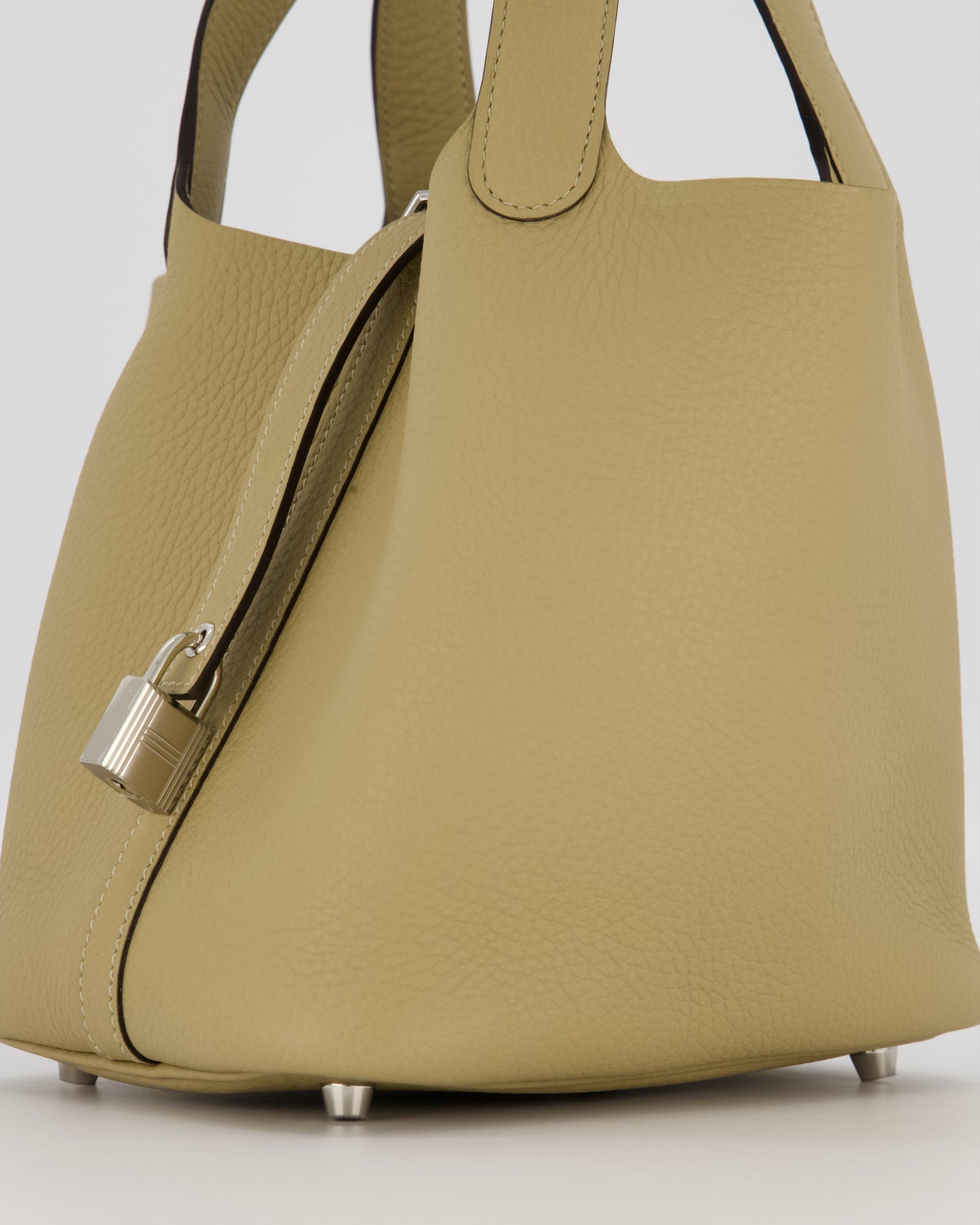 *HOT COLOUR* Hermes Picotin Lock Bag 18cm in Trench Clemence Leather with Palladium Hardware