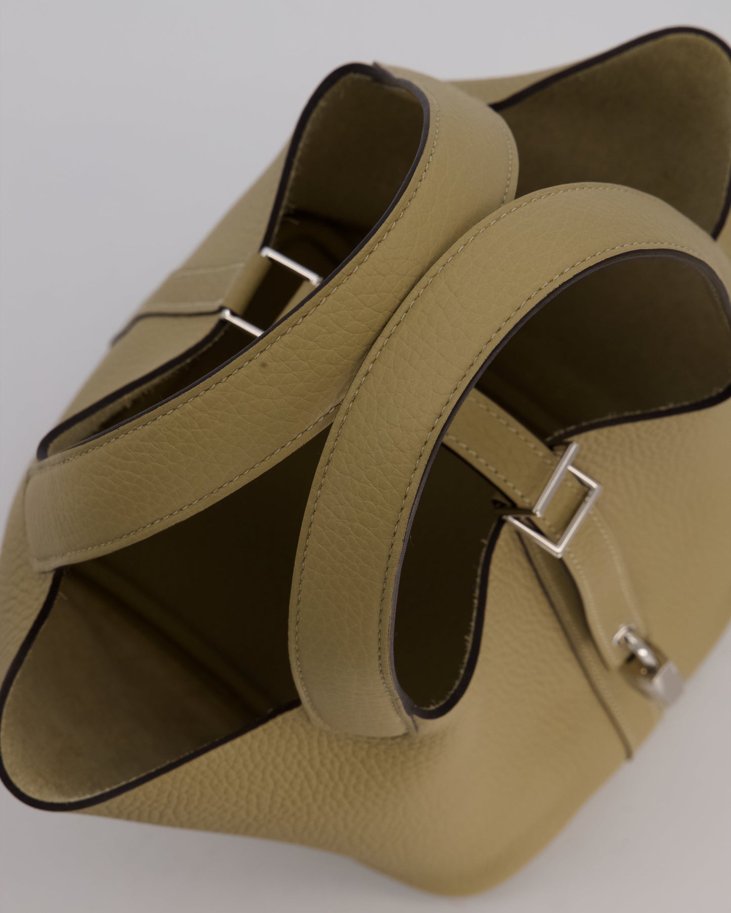 *HOT COLOUR* Hermes Picotin Lock Bag 18cm in Trench Clemence Leather with Palladium Hardware