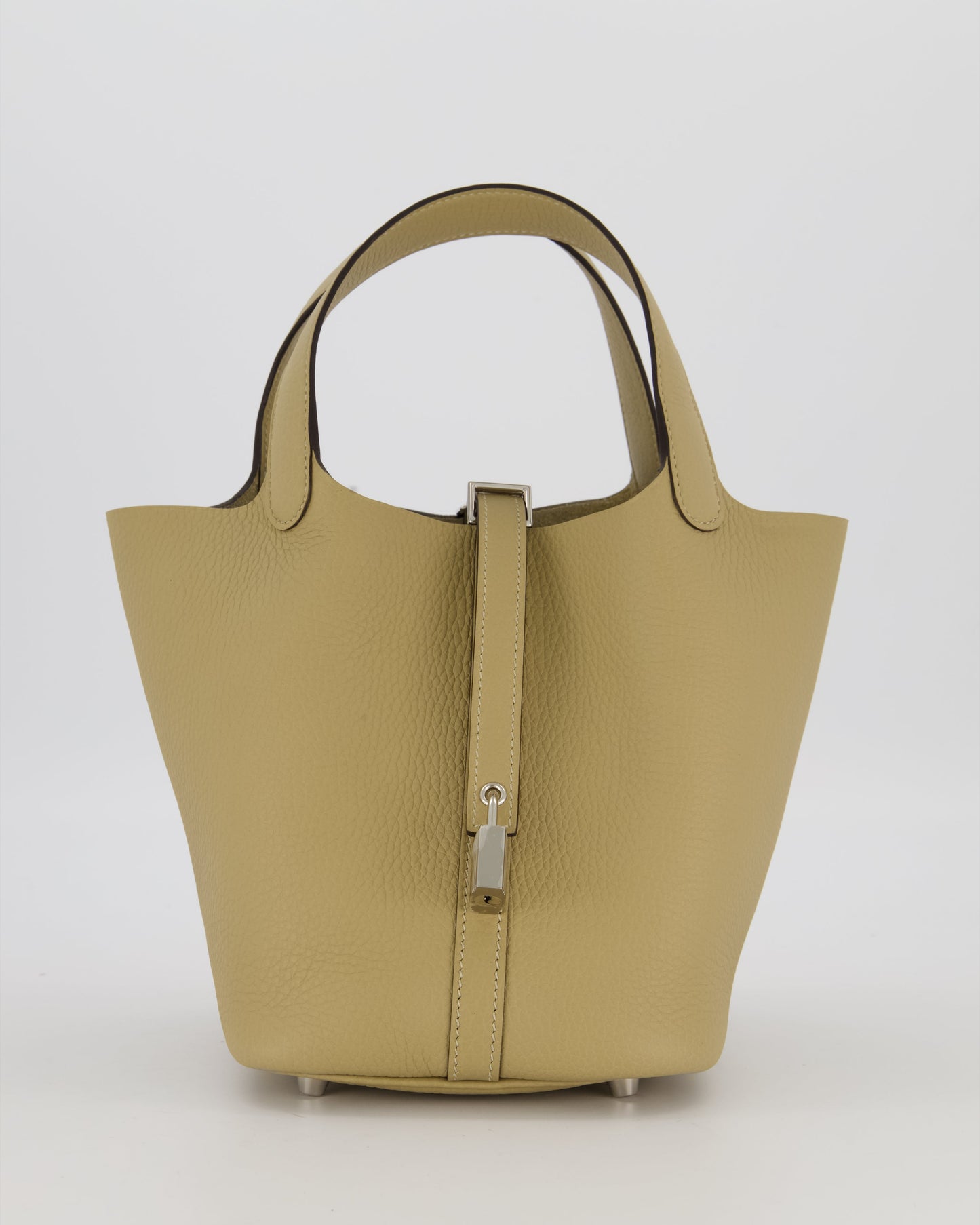 *HOT COLOUR* Hermes Picotin Lock Bag 18cm in Trench Clemence Leather with Palladium Hardware