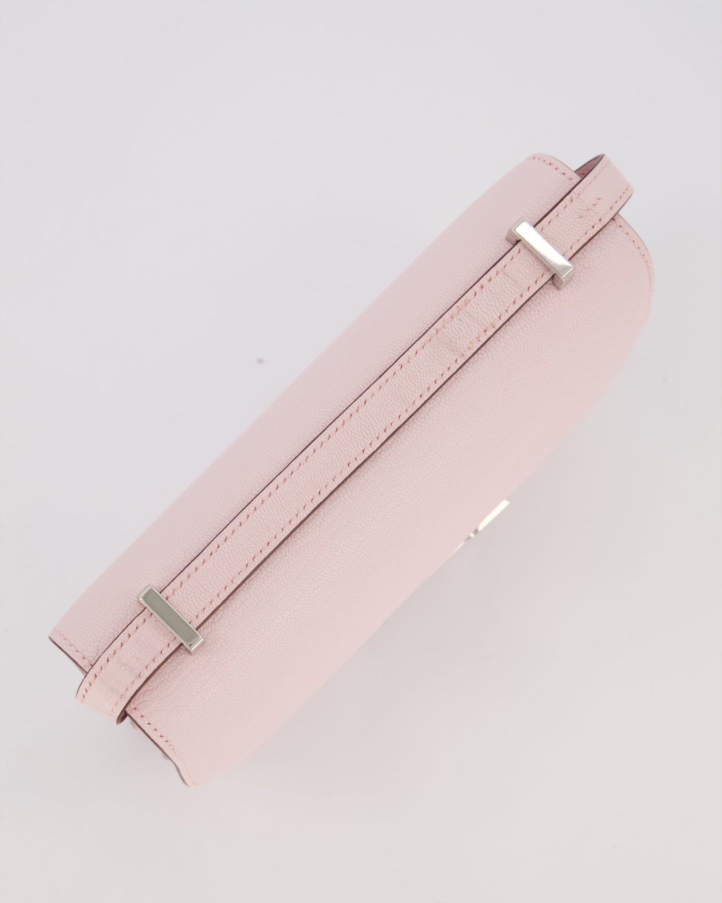 Hermes Constance III 18 Miroir Bag in Rose Darling Chevrè Mysore Leather with Palladium Permabrass Hardware
