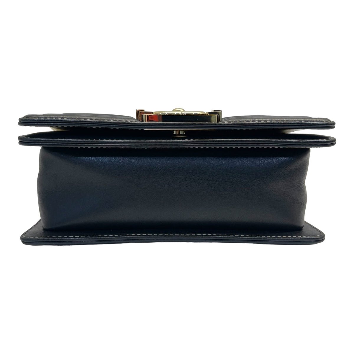 Chanel Boy Black & Metallic Gold Bi-color Small Bag