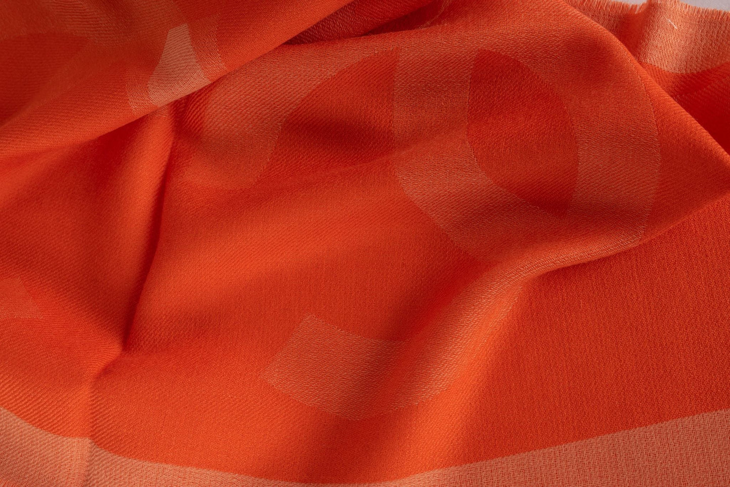Chanel New Cashmere Shawl Orange