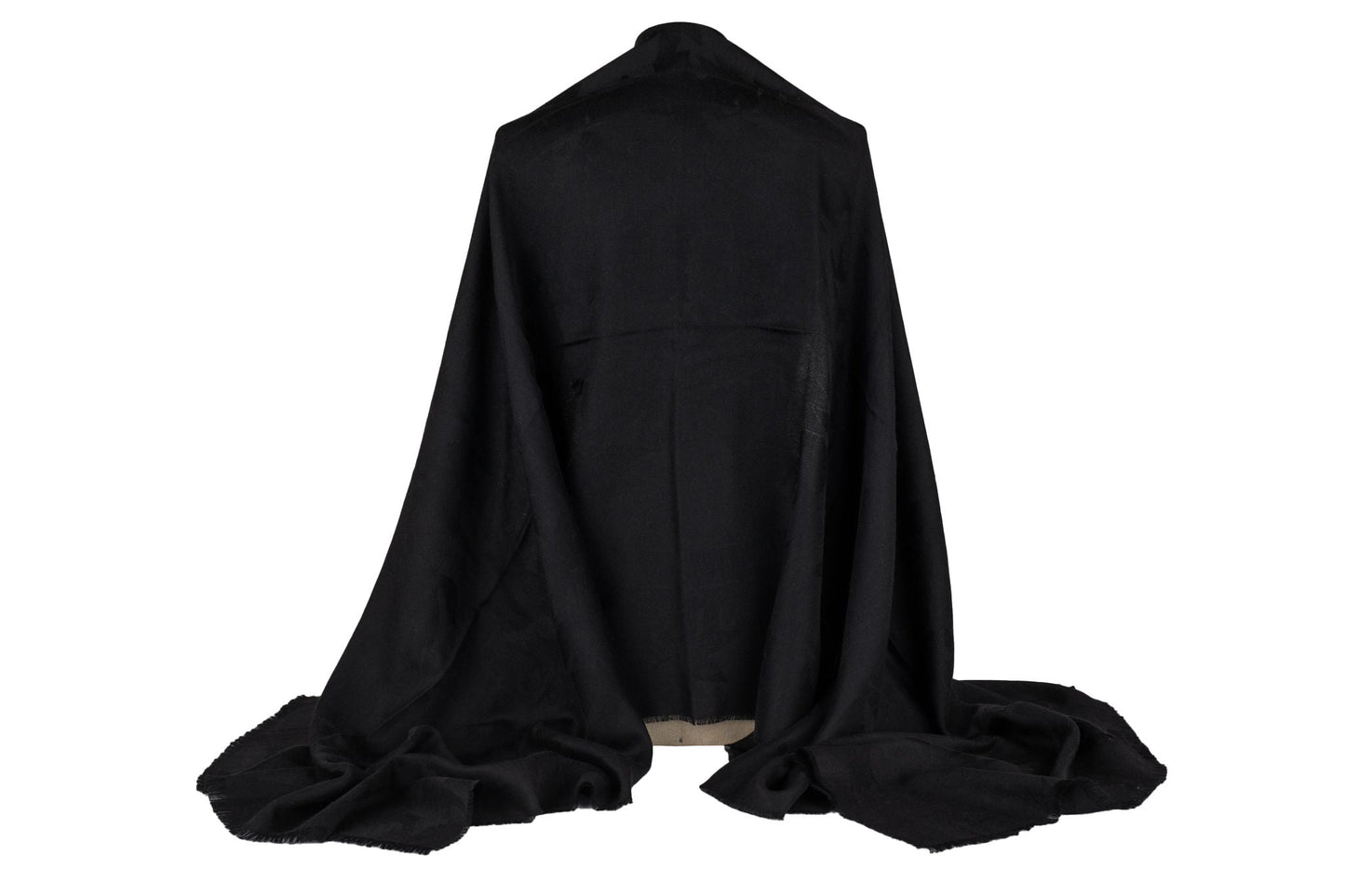 Chanel Black Cashmere Shawl