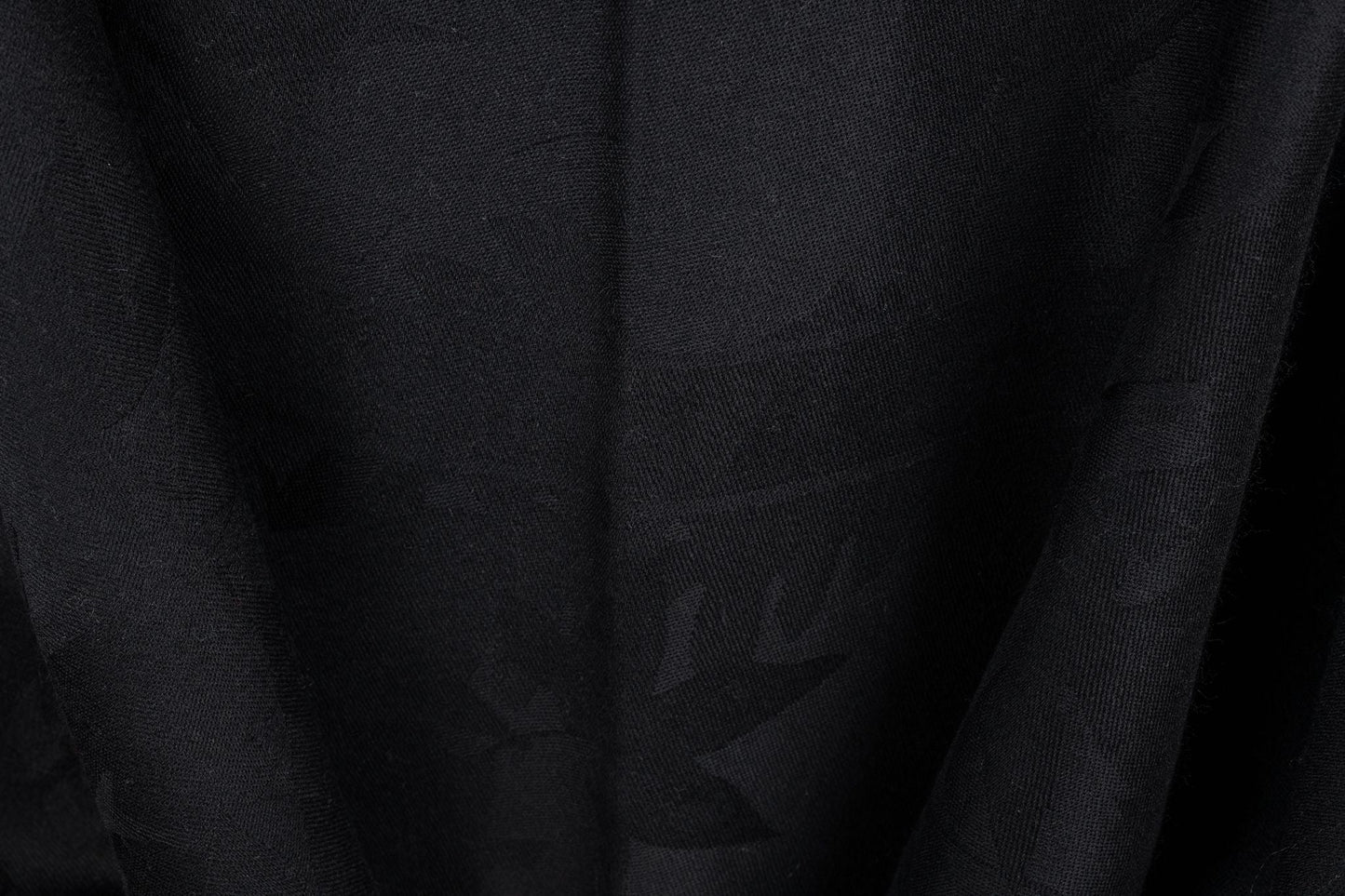 Chanel Black Cashmere Shawl