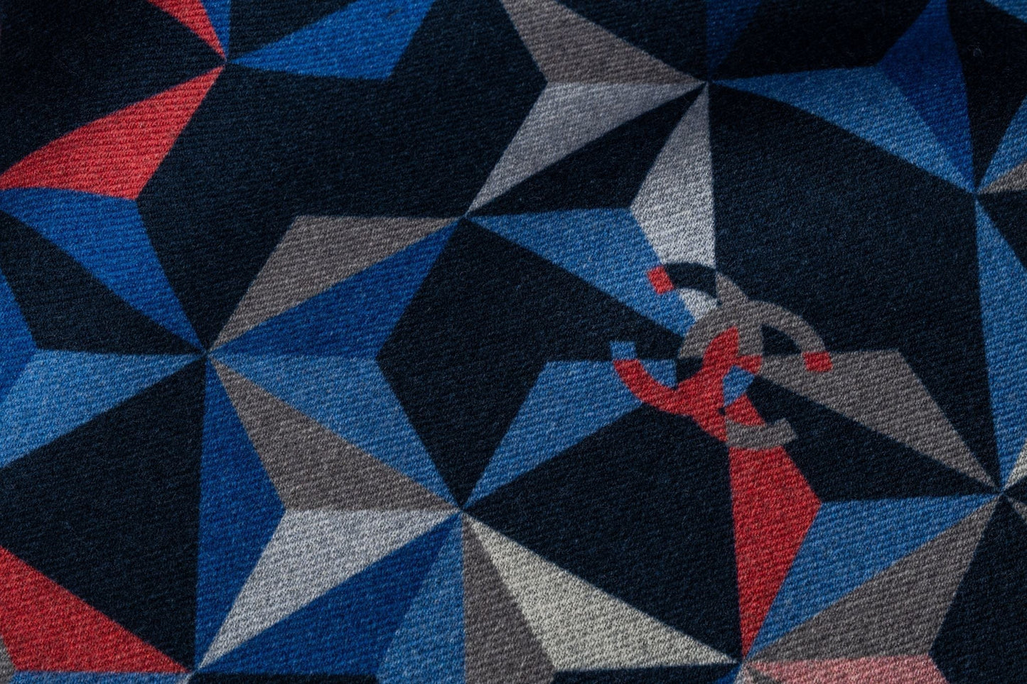 Chanel New Cashmere Shawl Geometric