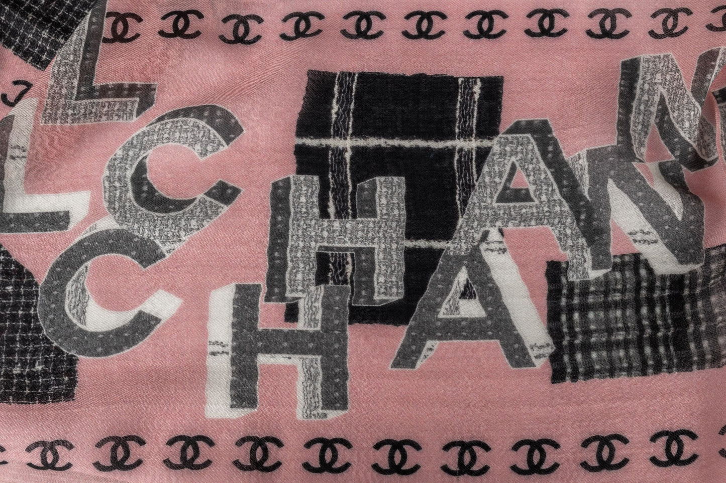 Chanel New Cashmere Shawl Geometric