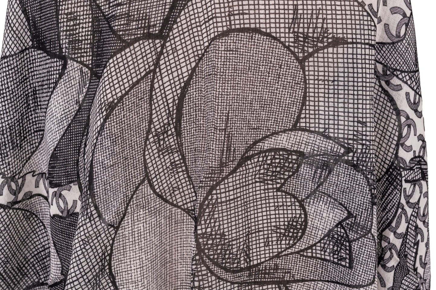 Chanel New Cashmere Shawl Grey