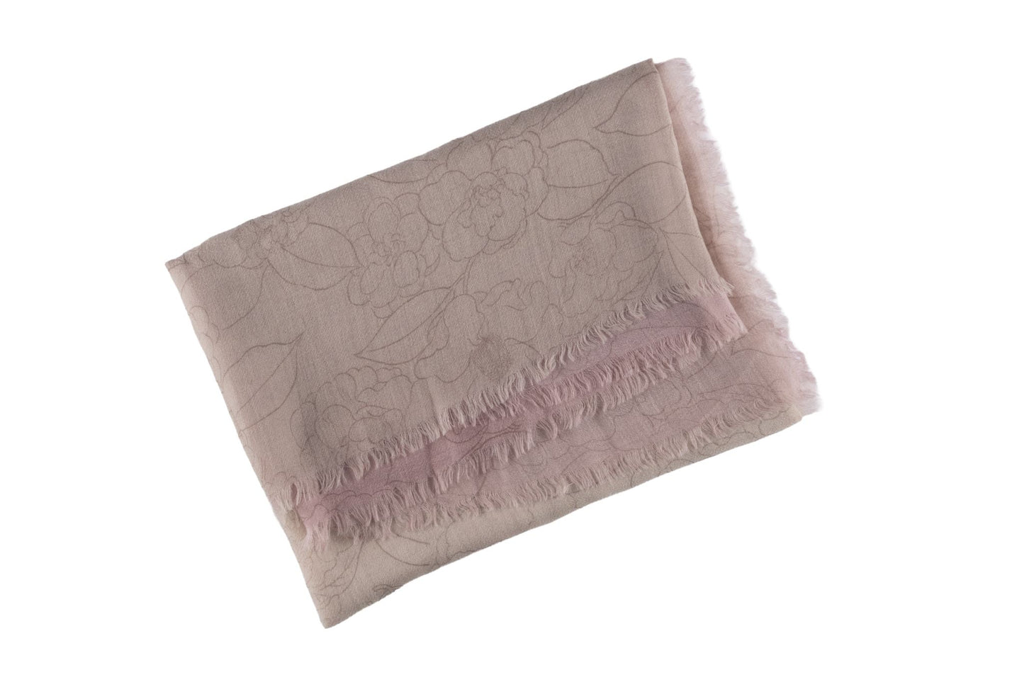 Chanel New Camellia Cashmere Shawl