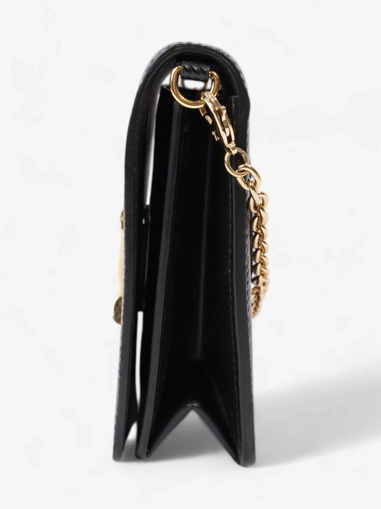Louis Vuitton Twist Chain Bag Black Epi Leather PM
