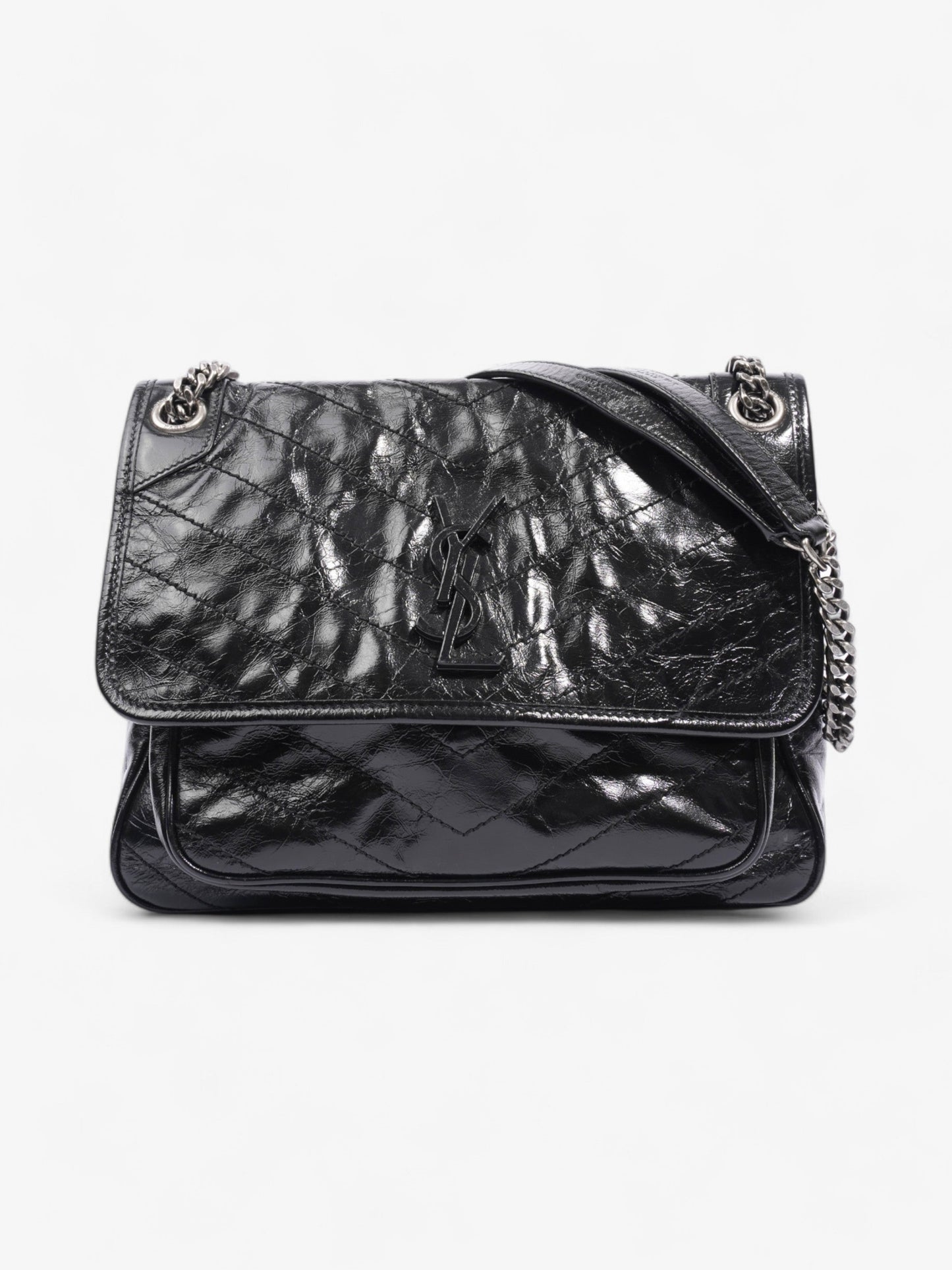 Saint Laurent Niki Black Leather Medium