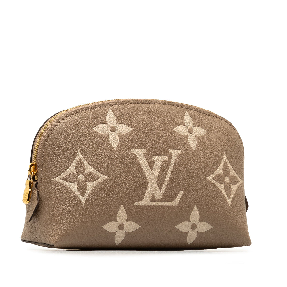 Brown Louis Vuitton Monogram Empreinte Giant Bicolor Cosmetic Pouch