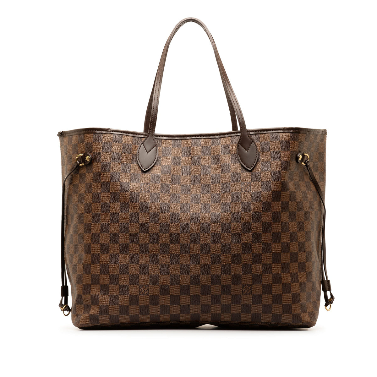 Brown Louis Vuitton Damier Ebene Neverfull GM Tote Bag