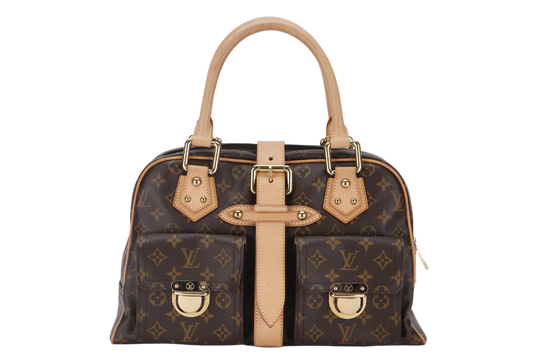 LOUIS VUITTON M40025 MANHATTAN GM MONOGRAM CANVAS GOLD HARDWARE WITH DUST COVER