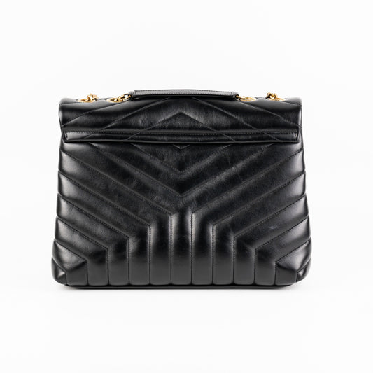 Saint Laurent Medium Lou Lou Black