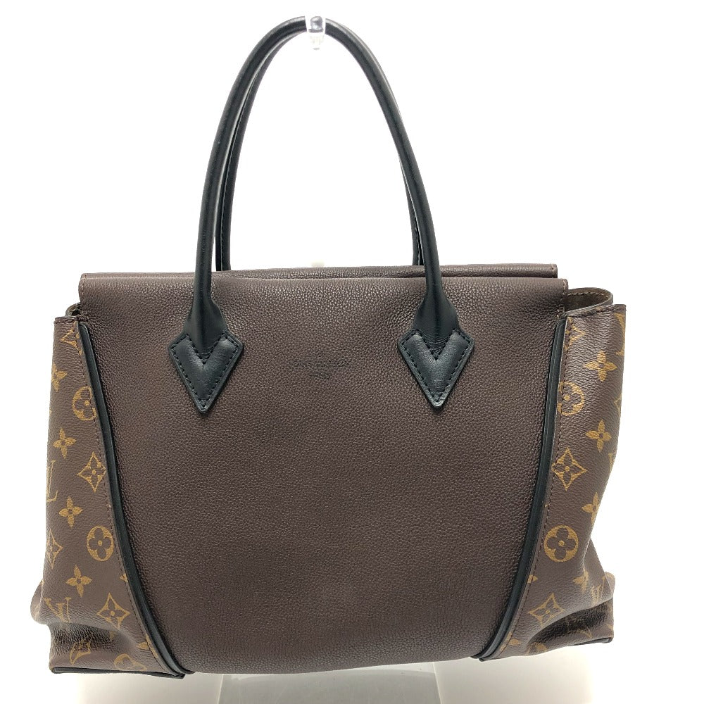 LOUIS VUITTON Handbag M41061 Monogram canvas, Cuir Orfevre leather Brown Monogram Tote W PM Women