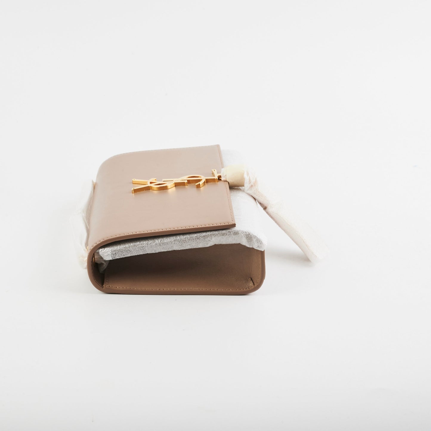 Saint Laurent Kate Tassel Taupe Small