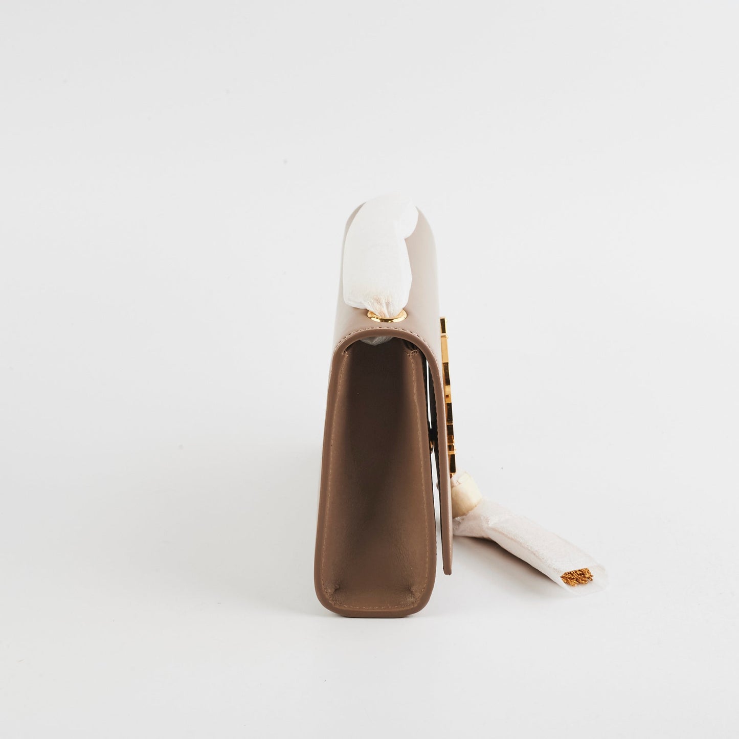 Saint Laurent Kate Tassel Taupe Small