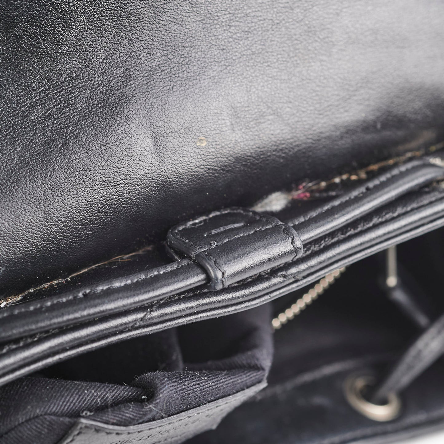 Saint Laurent Lou Small Black Backpack