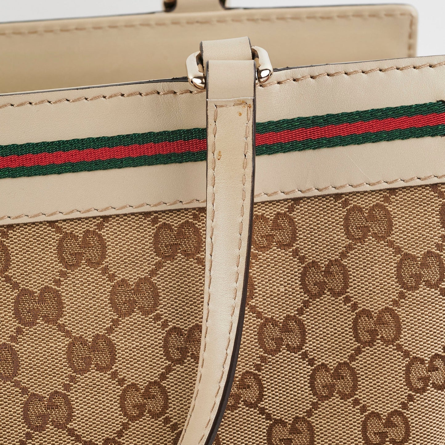 Gucci Monogram  Shoulder Tote