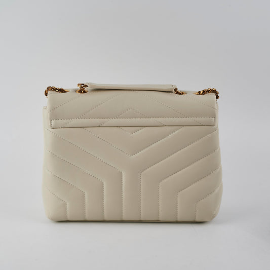 Saint Laurent Small Lou Lou Cream