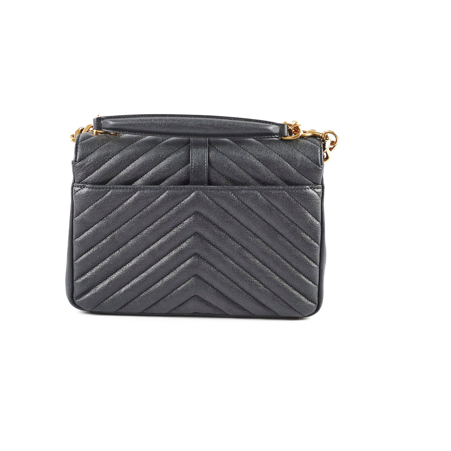 Saint Laurent College Medium Black