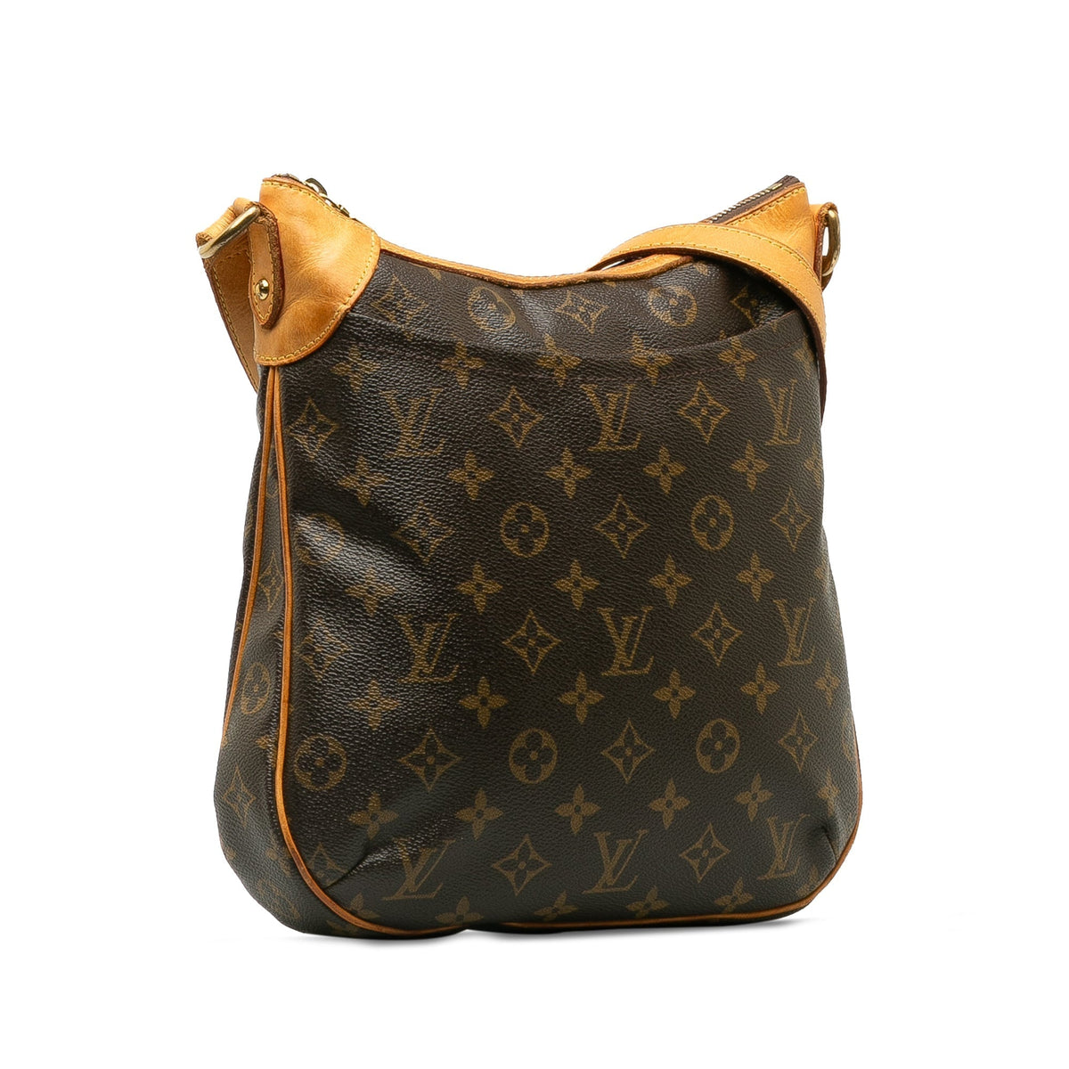 Brown Louis Vuitton Monogram Odeon MM Crossbody Bag