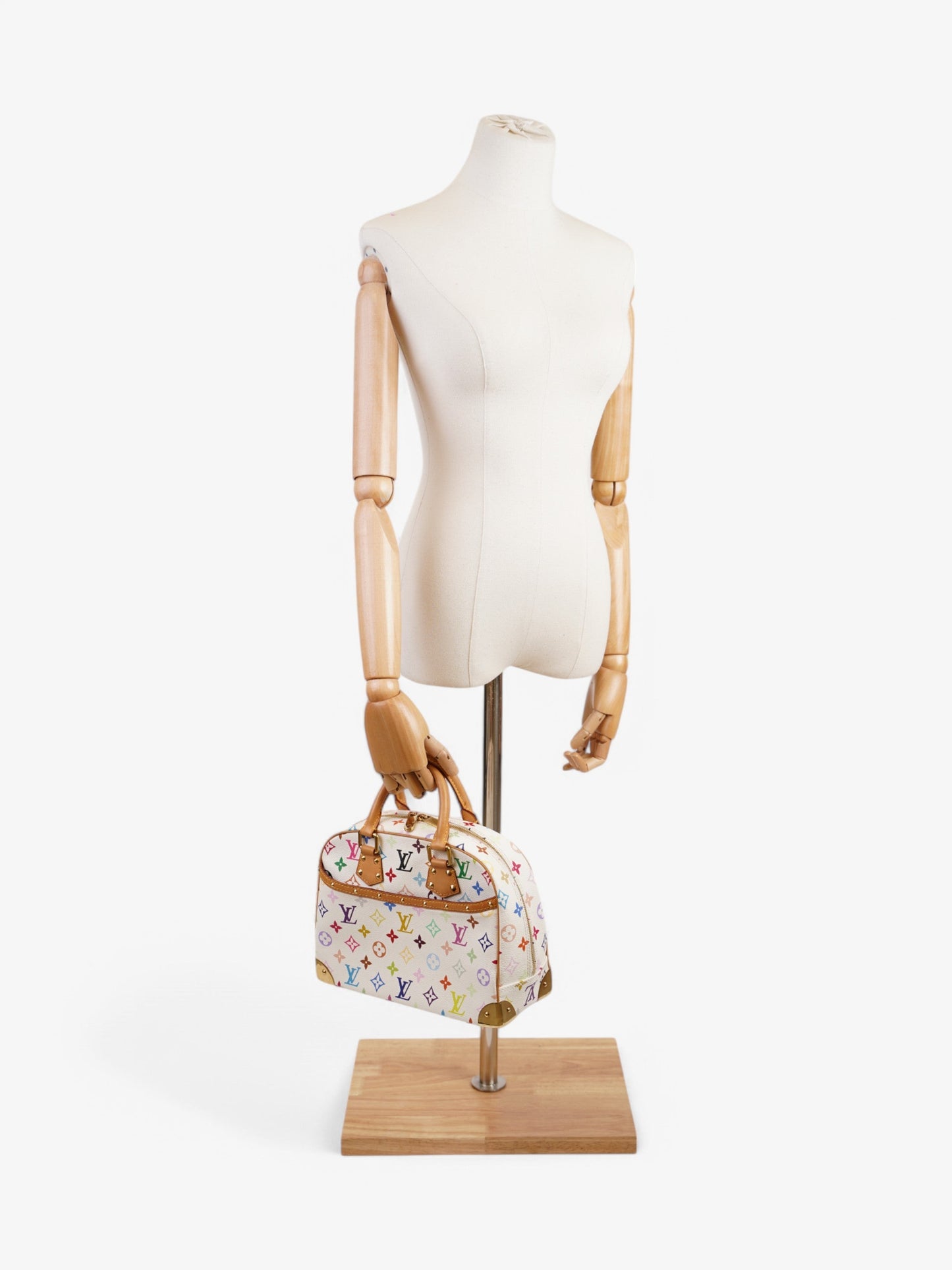 Louis Vuitton x Murakami Monogram Multicolor Trouville Bag White / Multicolour Coated Canvas