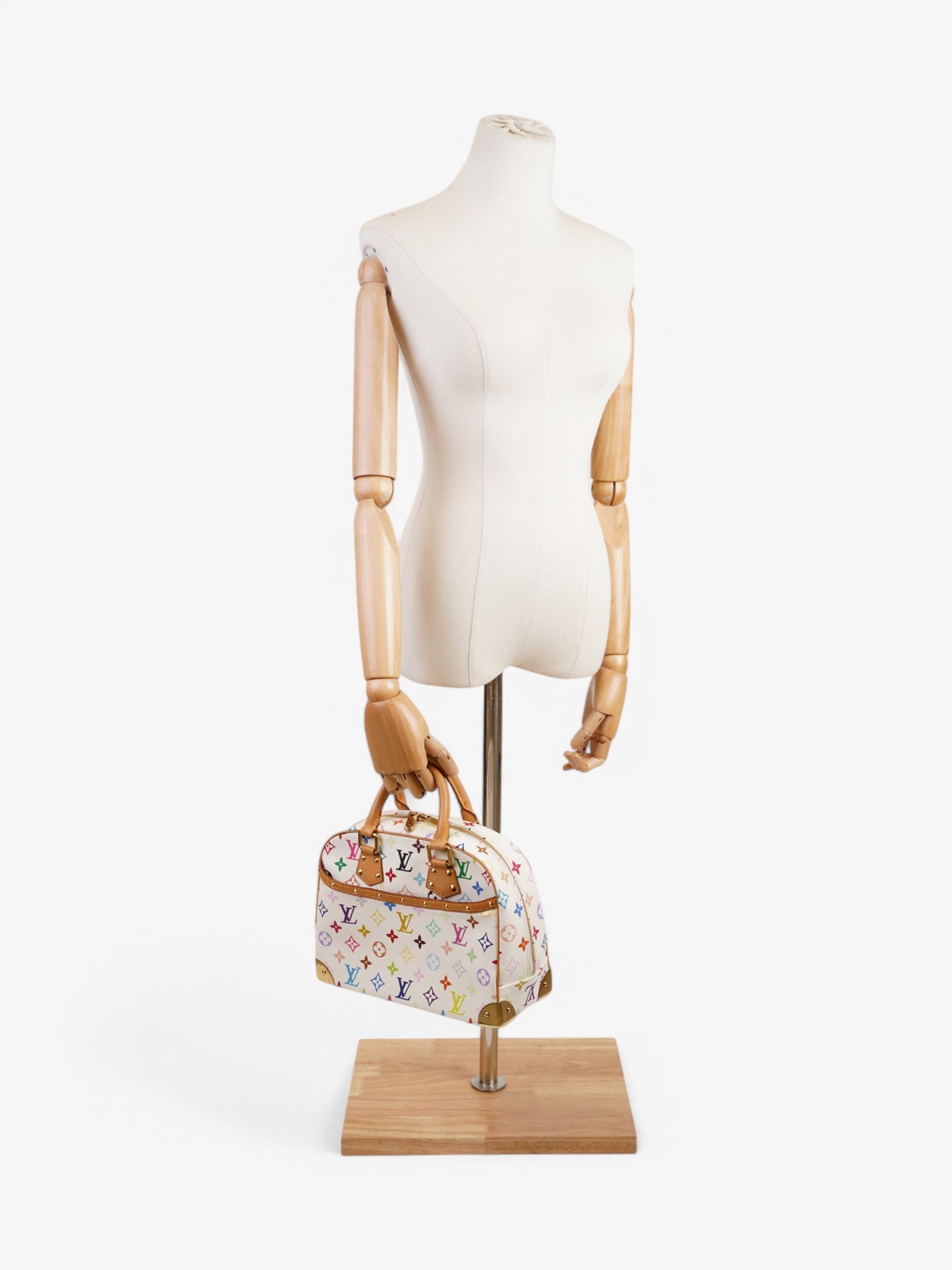 Louis Vuitton x Murakami Monogram Multicolor Trouville Bag White / Multicolour Coated Canvas