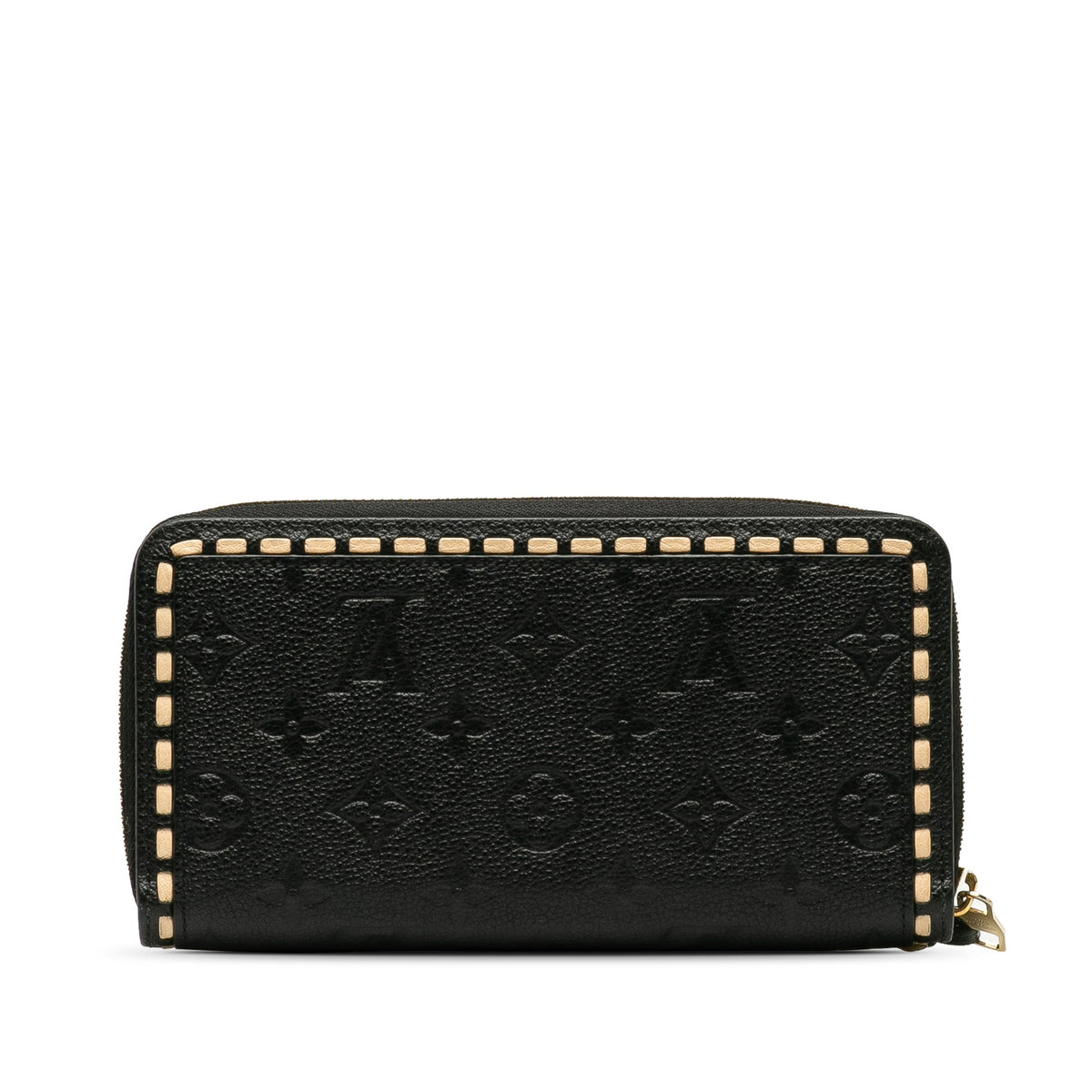 Black Louis Vuitton Monogram Empreinte Zippy Wallet