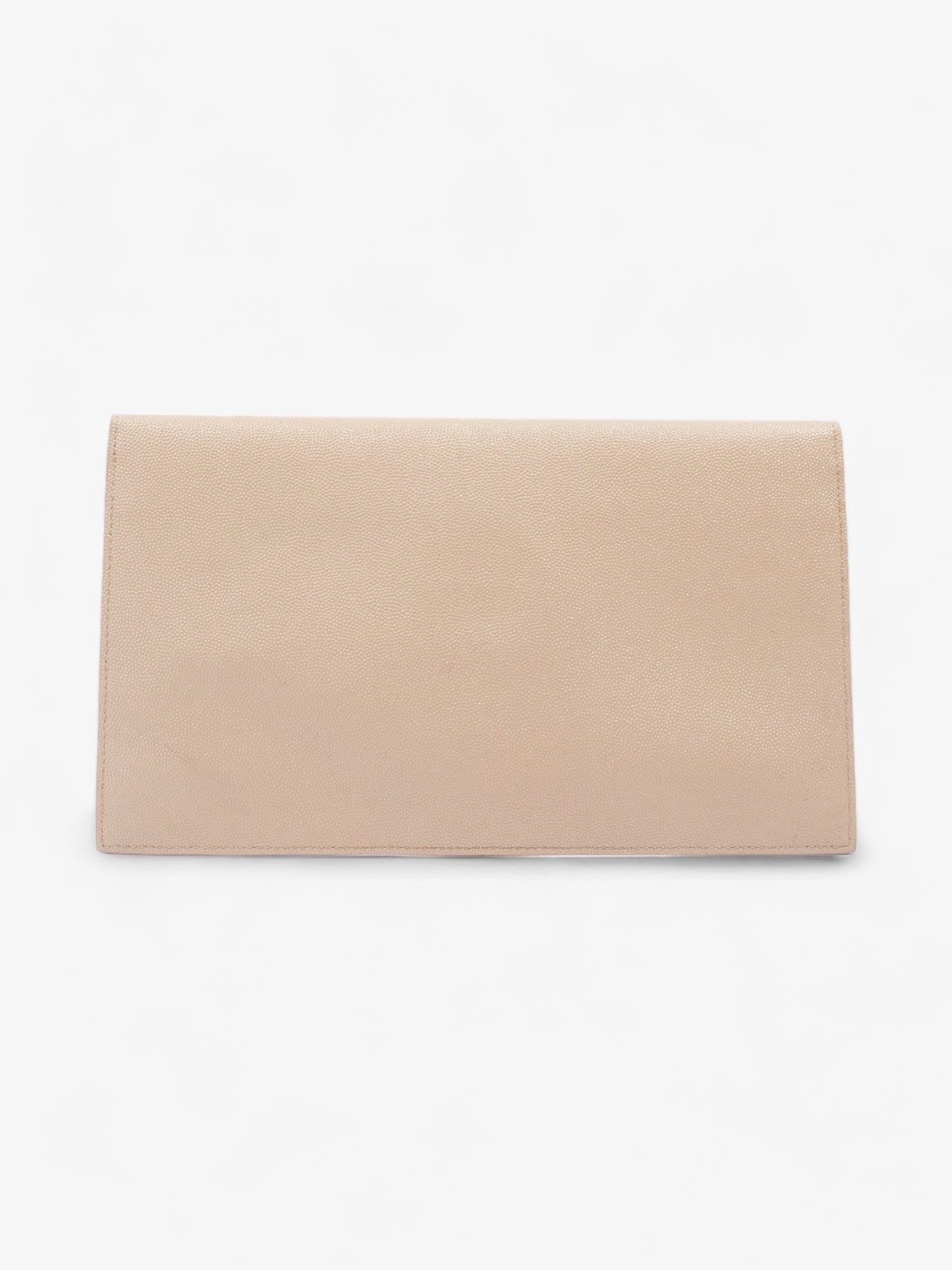 Saint Laurent Uptown Pouch Dark Beige Calfskin Leather