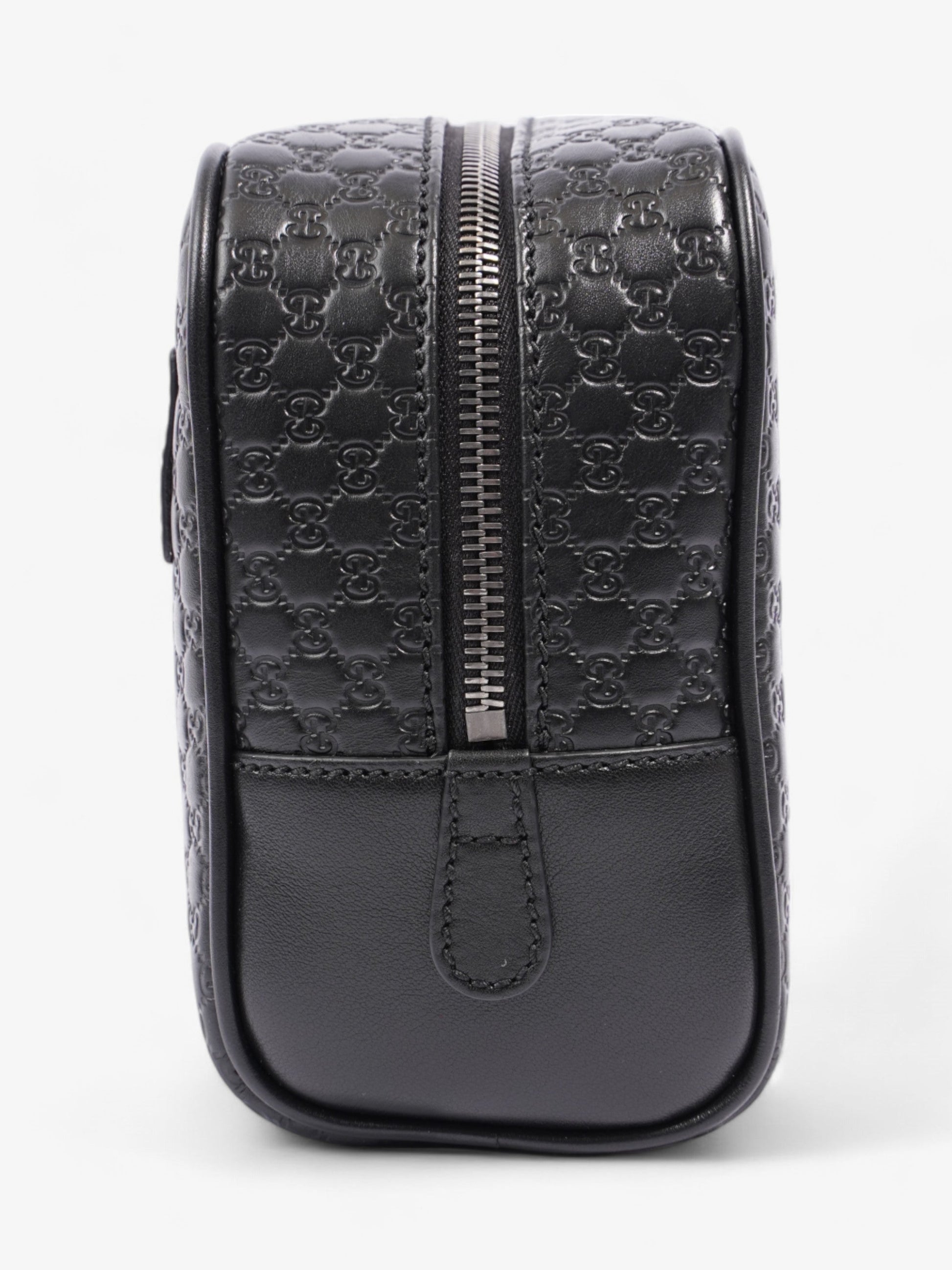Gucci GG Wash Bag GG Supreme / Black Leather