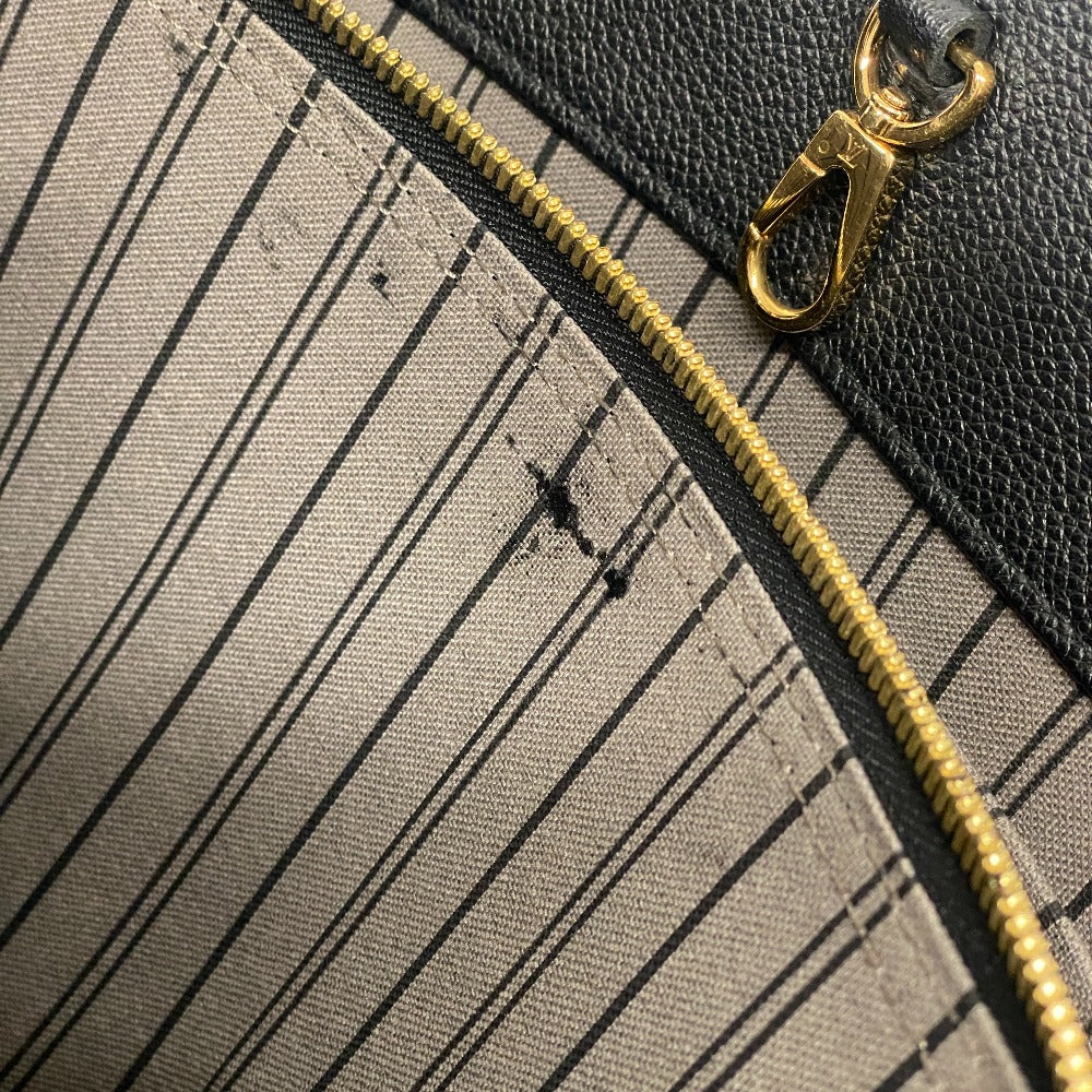 LOUIS VUITTON Handbag M41069 leather black Monogram Ann Platt Montaigne GM Women(Unisex)