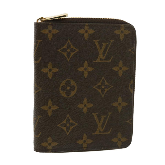 LOUIS VUITTON Monogram Couverture Passport Zip M66501 LV am4147A