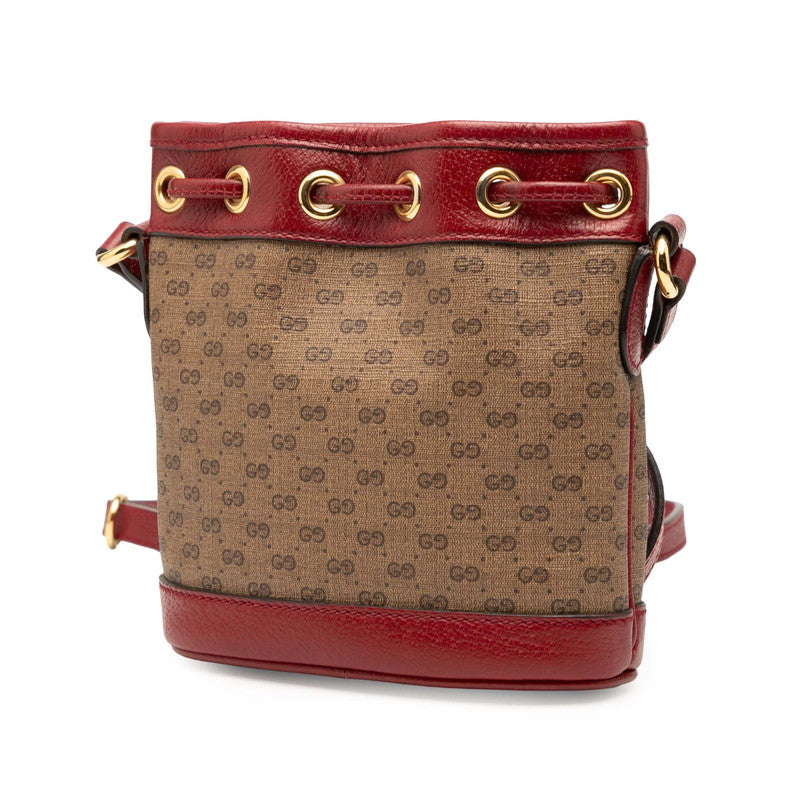 Gucci Doraemon Mini GG Supreme PVC Bucket Bag