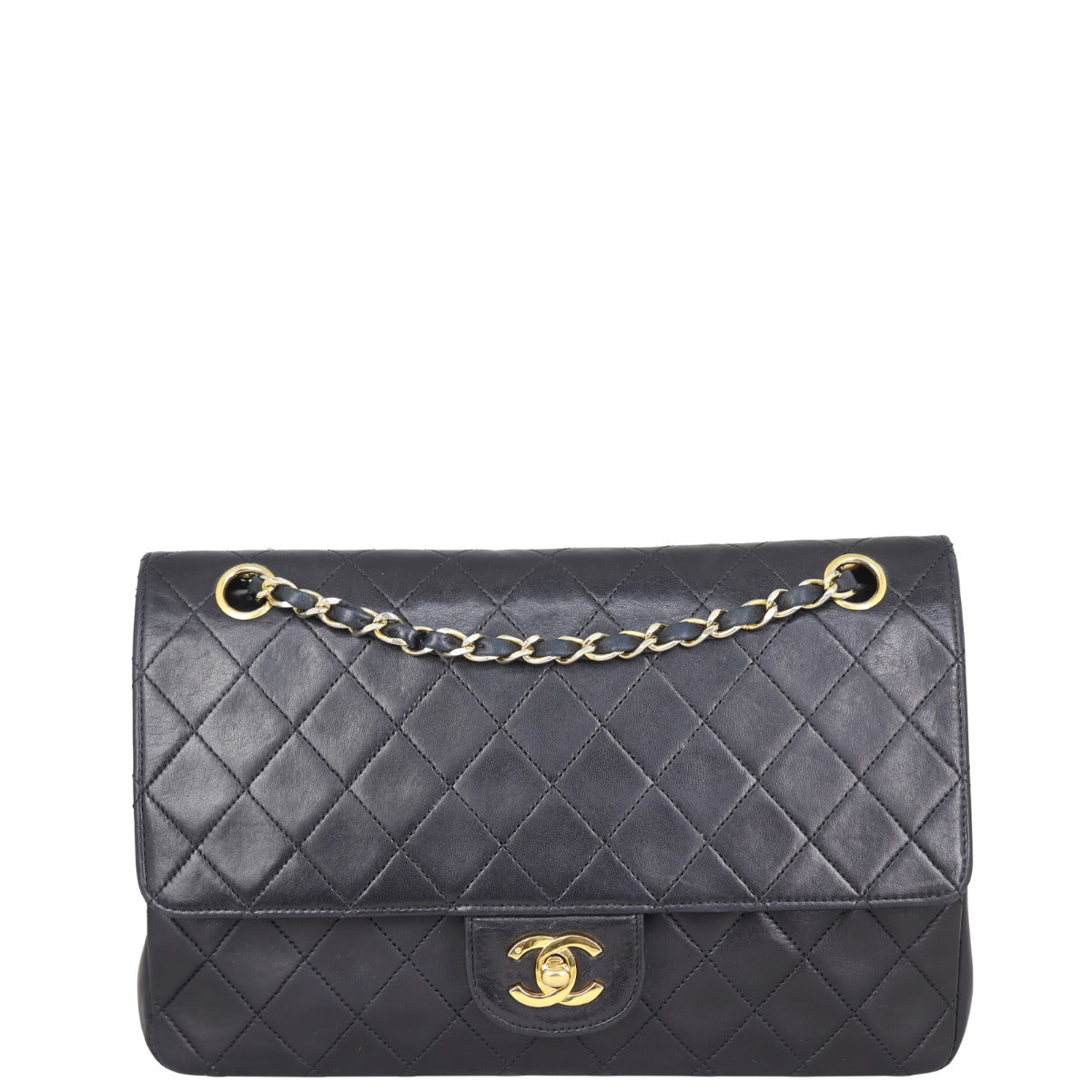 Chanel Classic Double Flap Medium | Vintage Black Quilted Lambskin