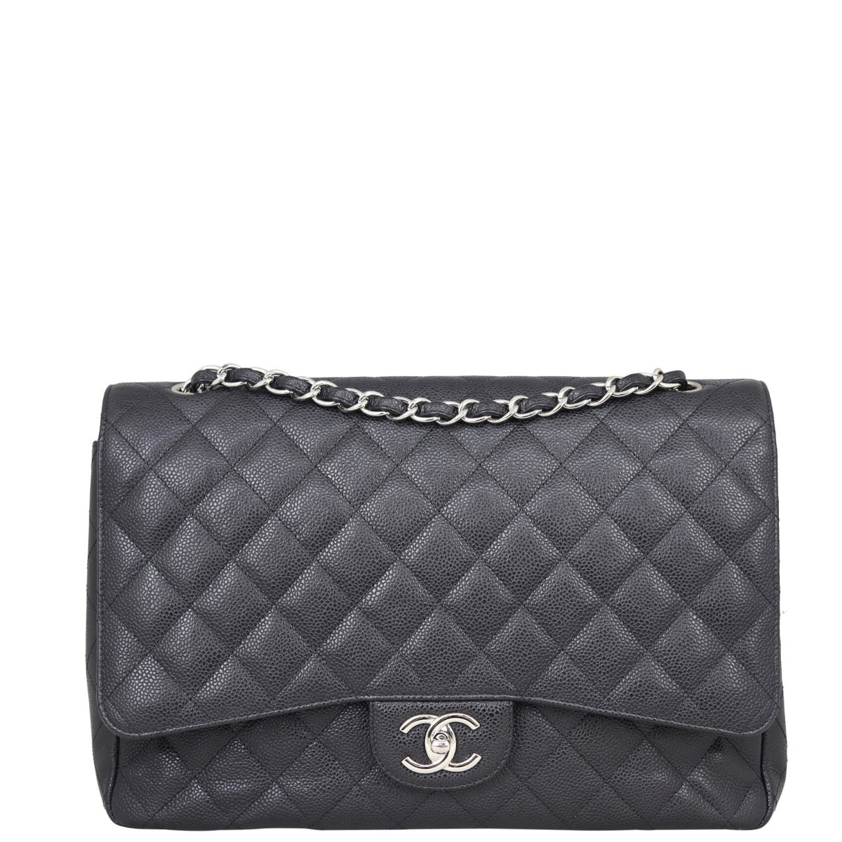 Chanel Classic Double Flap Maxi | Black SHW