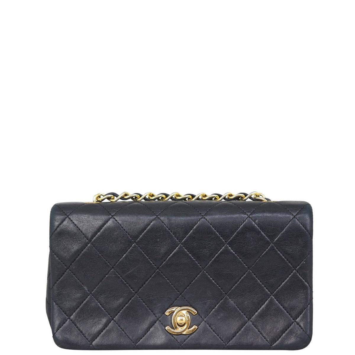Chanel CC Full Flap Bag Small | Gold Hardware