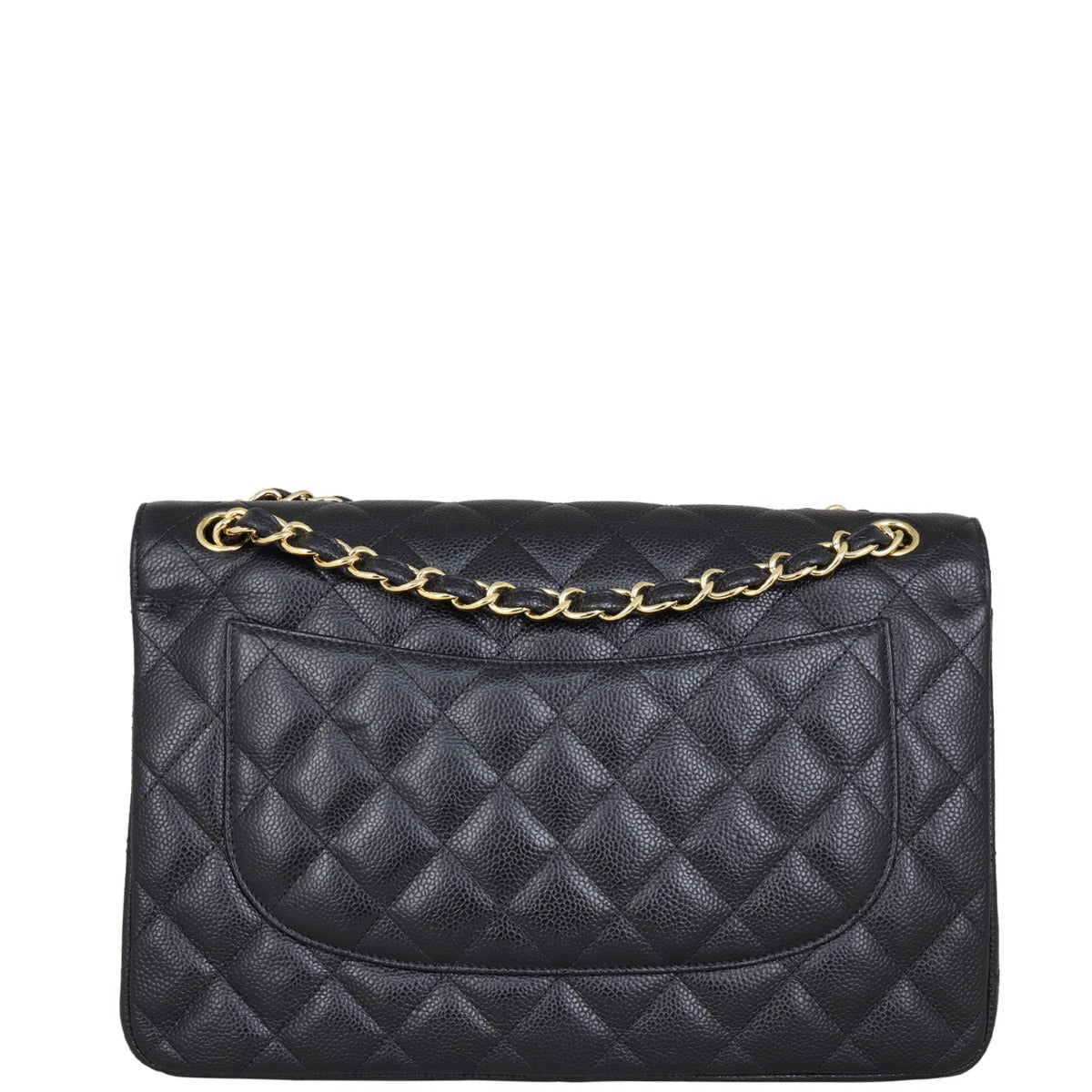 Chanel Classic Double Flap Jumbo | Black Lambskin Gold Hardware