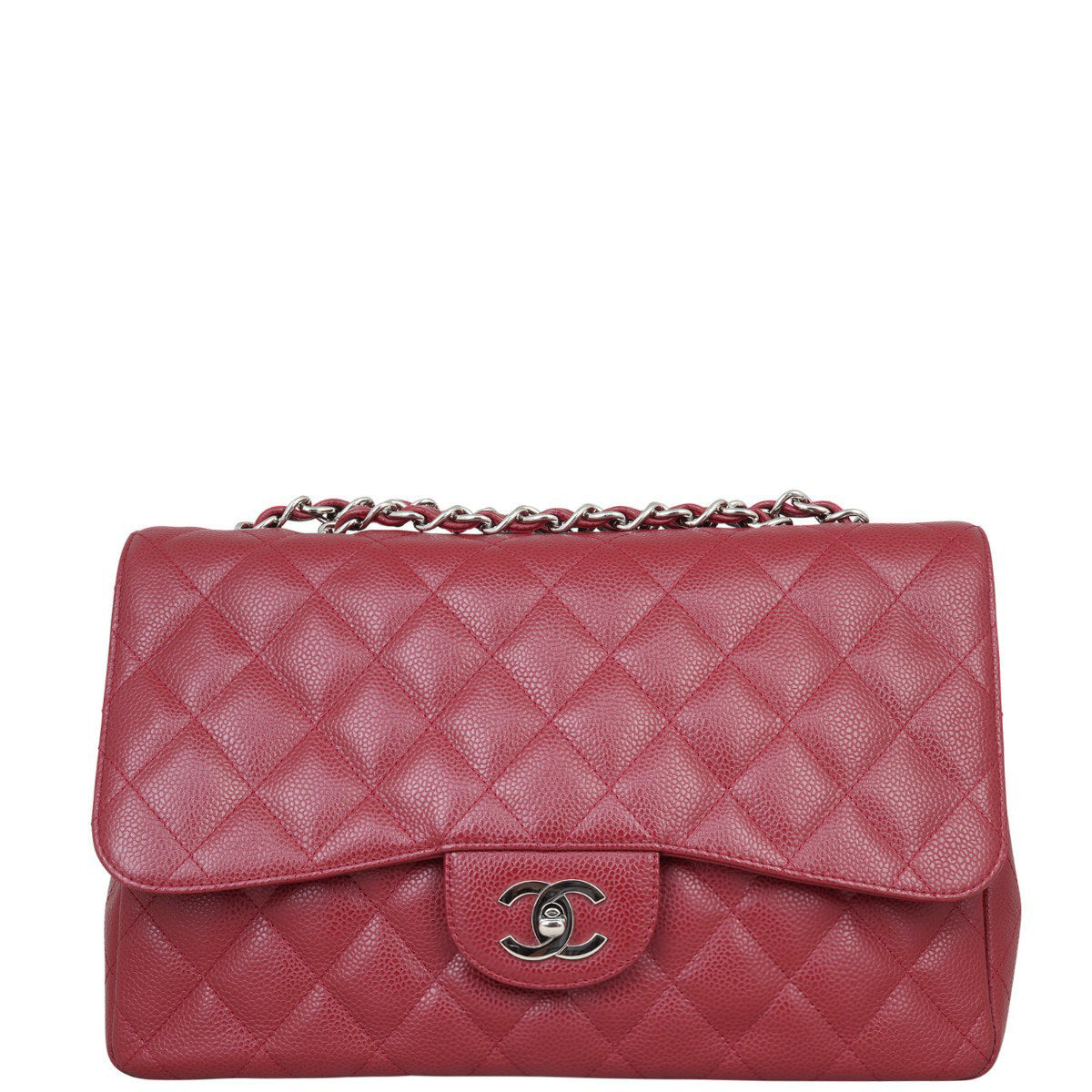 Chanel Classic Single Flap Jumbo | Burgundy