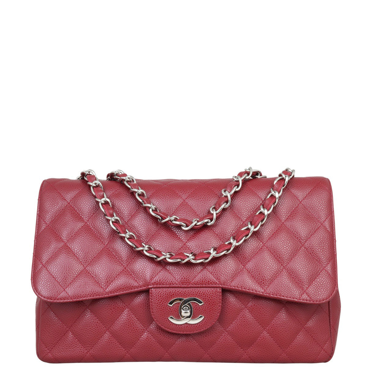 Chanel Classic Single Flap Jumbo | Burgundy