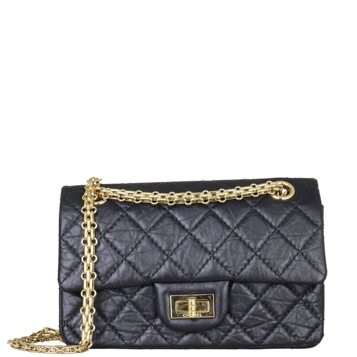 Chanel 2.55 Reissue Mini Flap Bag | Black