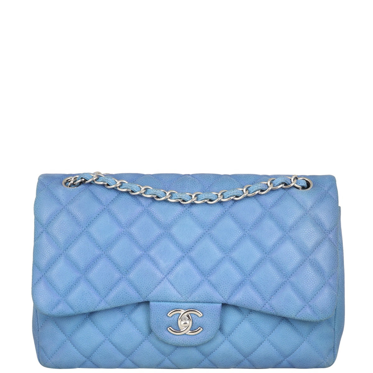 Chanel Classic Double Flap Jumbo | Blue